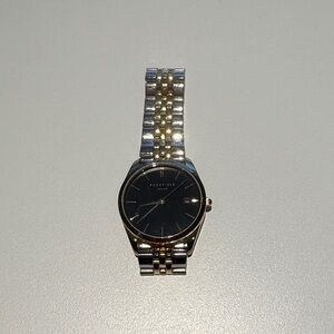 Women's Black and Gold Watch